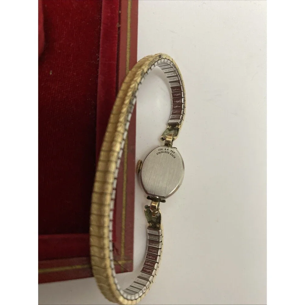 Wittnauer Women’s Watch 10k Gold Filled For Parts/Repair In Box  READ